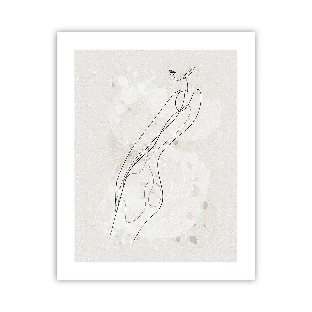 Póster - Una mirada no dice nada y al mismo tiempo lo dice todo - 40x50 cm