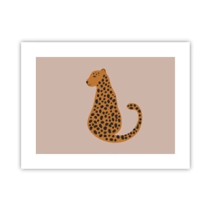 Póster - El estampado de leopardo está de moda - 40x30 cm