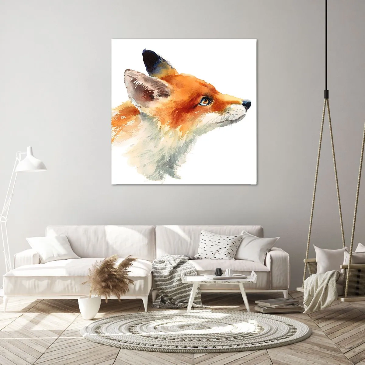 Cuadro sobre lienzo - Impresión de Imagen - Nunca se es demasiado cuidadoso - 50x50 cm