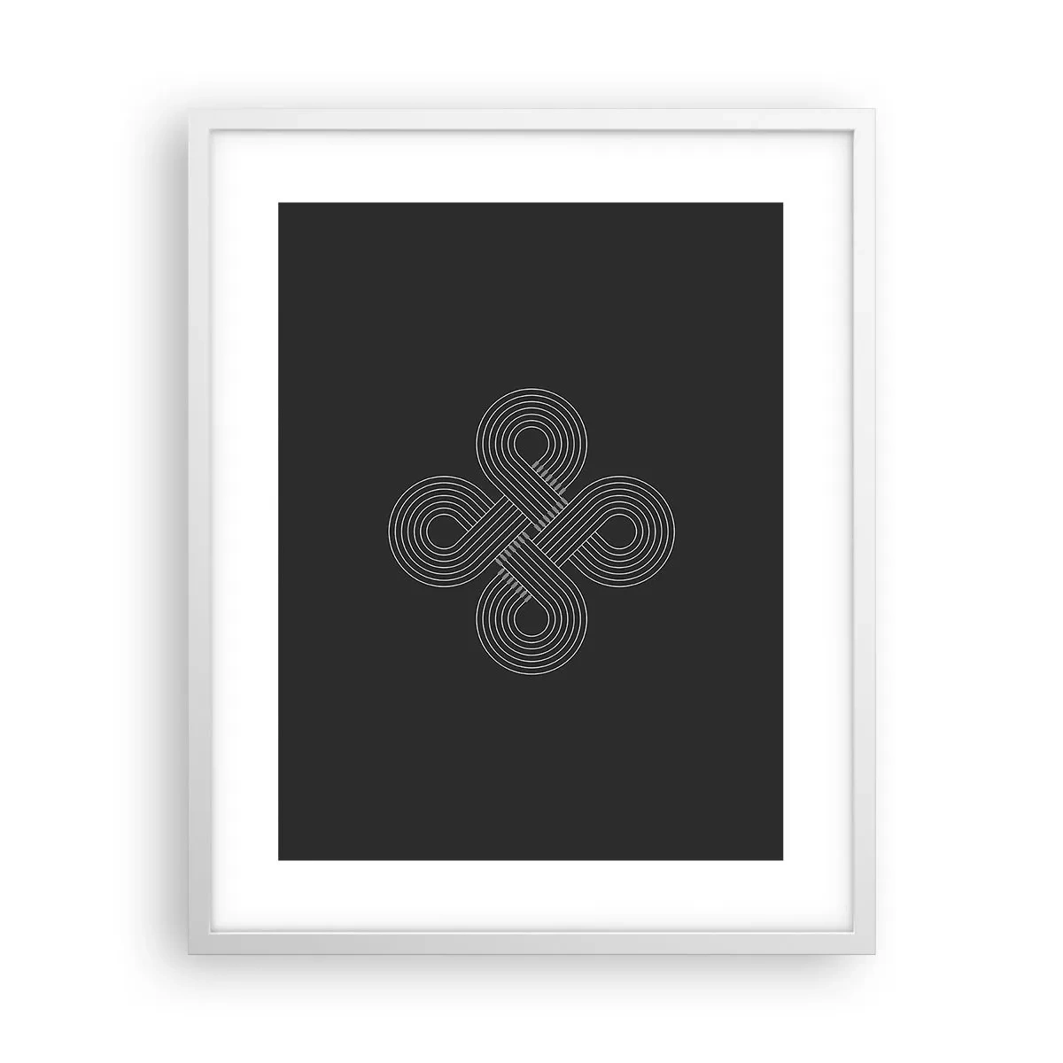 Póster en marco blanco - El espíritu celta - 40x50 cm