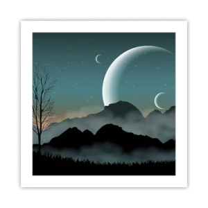 Póster - Un carnaval de noche estrellada - 50x50 cm