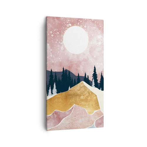 Cuadro sobre lienzo - Impresión de Imagen - Vigilancia nocturna - 45x80 cm