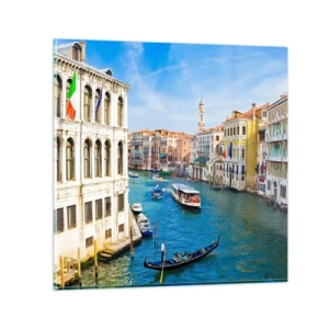 Cuadro sobre vidrio - Impresiones sobre Vidrio - Tráfico único en el mundo - 30x30 cm