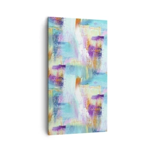 Cuadro sobre lienzo - Impresión de Imagen - Un alegre traductor de garabatos - 45x80 cm