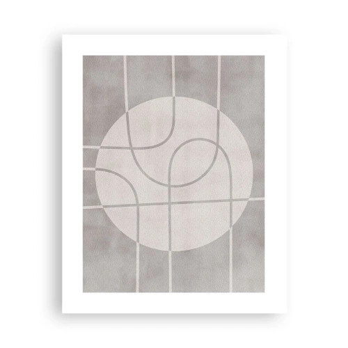 Póster - Circular y rectilíneo - 40x50 cm