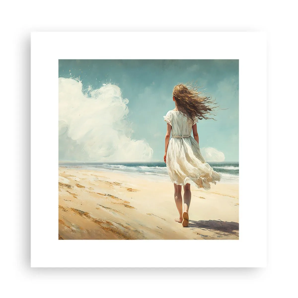 Póster - Al encuentro del sol y del viento - 30x30 cm