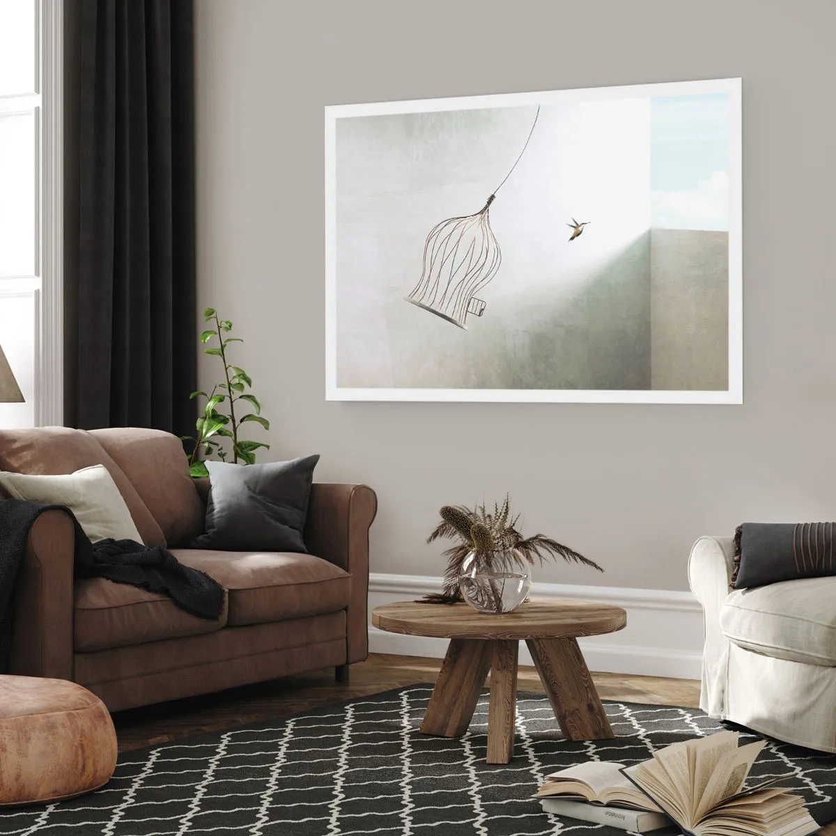 Póster - Aquí debo estar - 91x61 cm