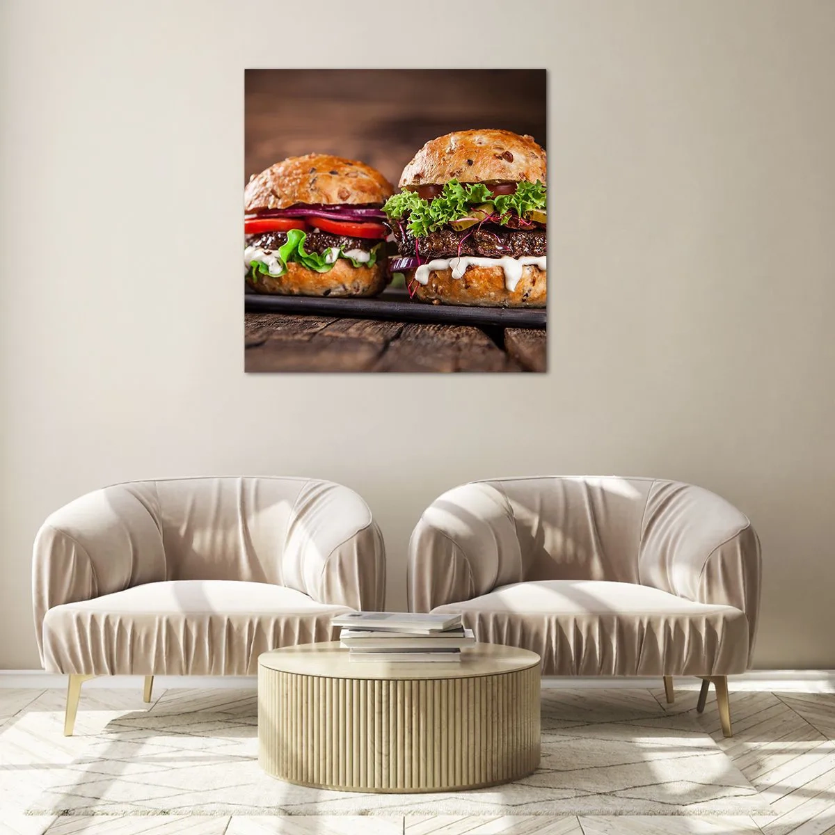 Cuadro sobre vidrio - Impresiones sobre Vidrio - El sueño americano - 40x40 cm