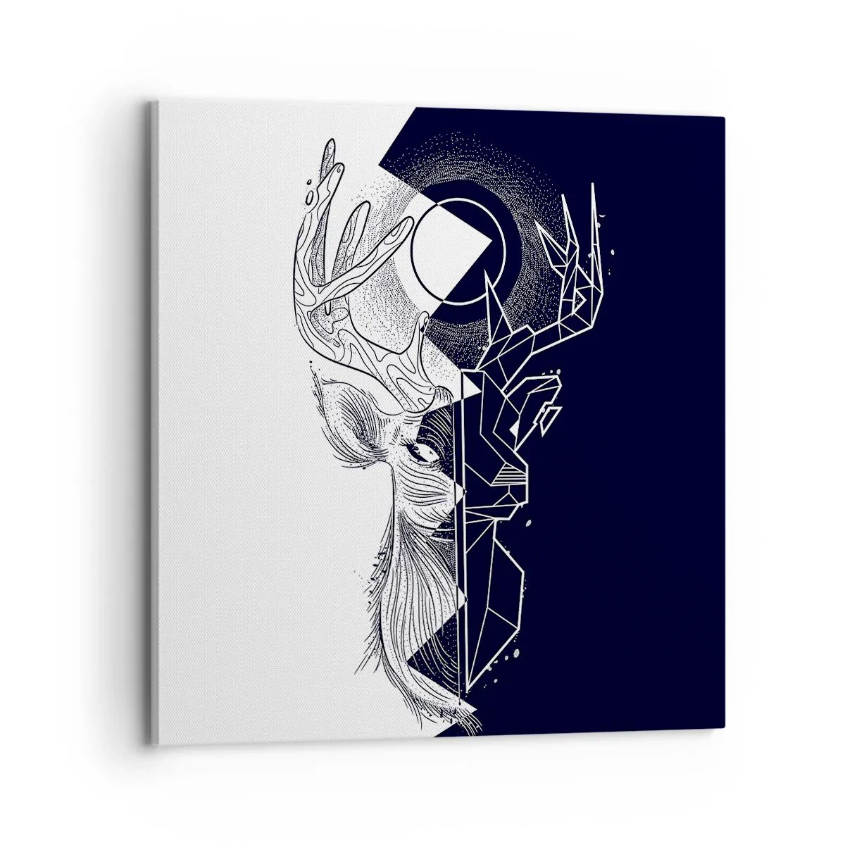 Cuadro sobre lienzo - Impresión de Imagen - Lucha y unidad de los opuestos - 70x70 cm