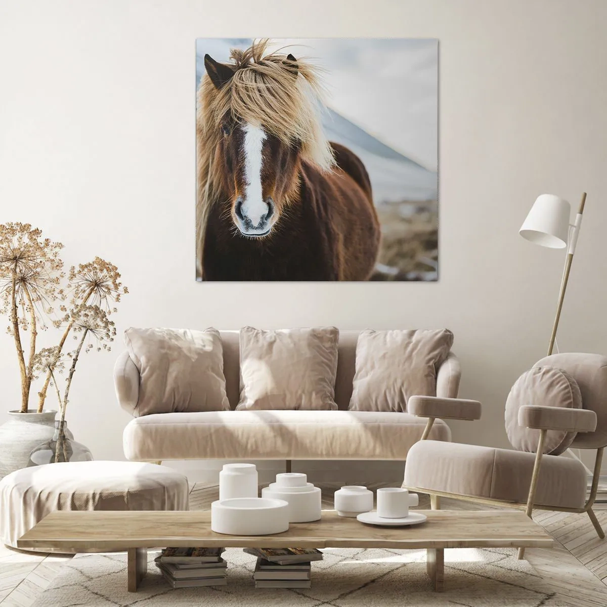 Cuadro sobre lienzo - Impresión de Imagen - ¿Puedes sentir la libertad? - 70x70 cm