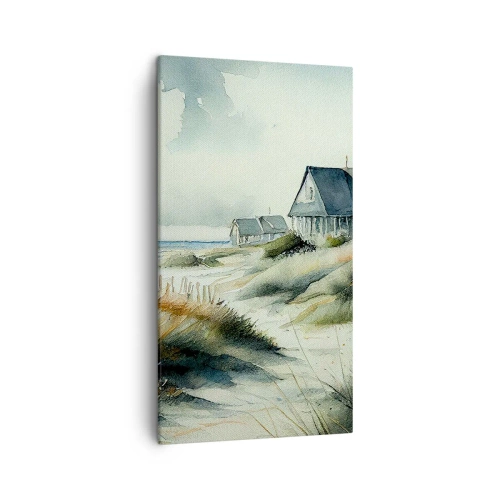 Cuadro sobre lienzo - Impresión de Imagen - Lejos del bullicio - 45x80 cm