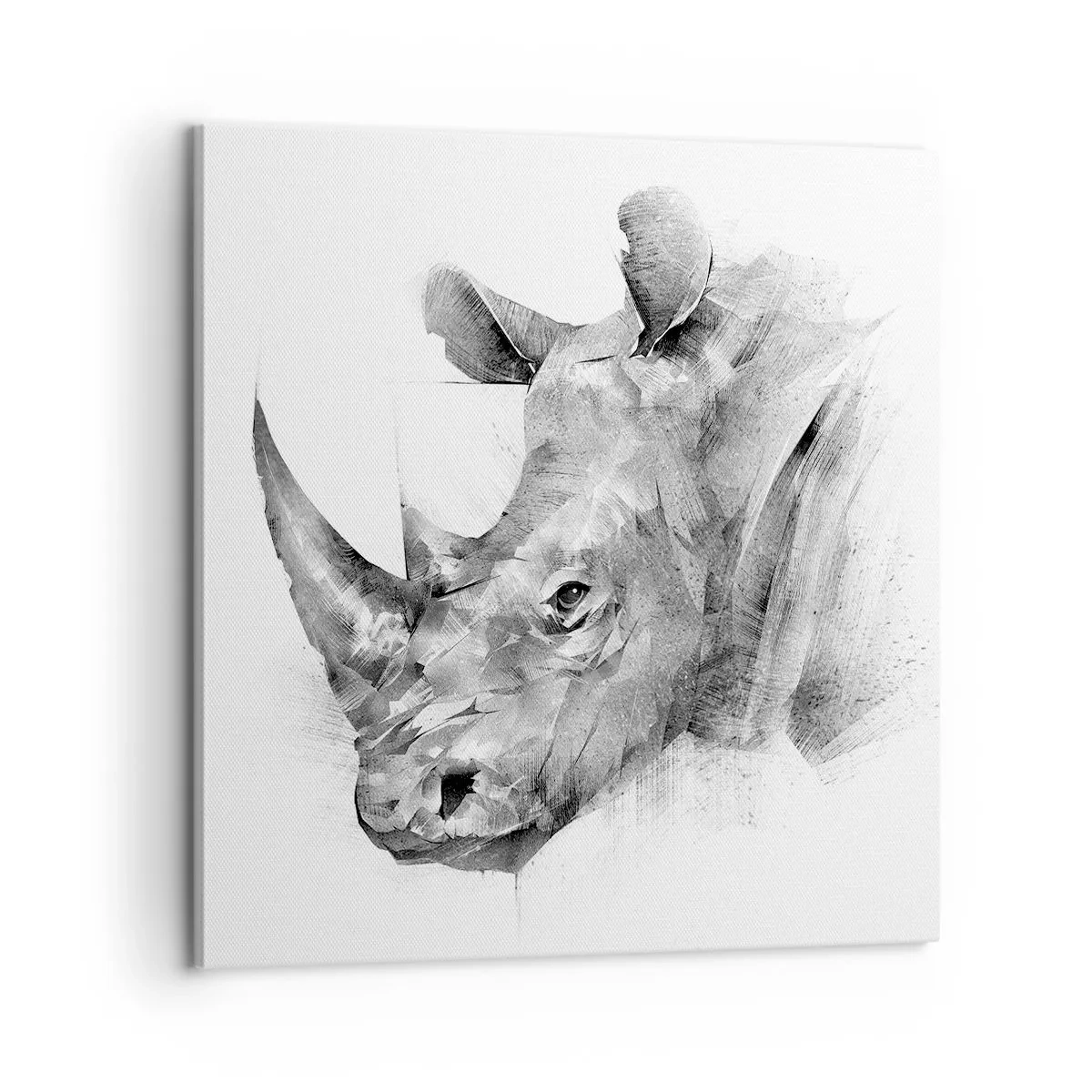 Cuadro sobre lienzo - Impresión de Imagen - Retrato africano - 60x60 cm