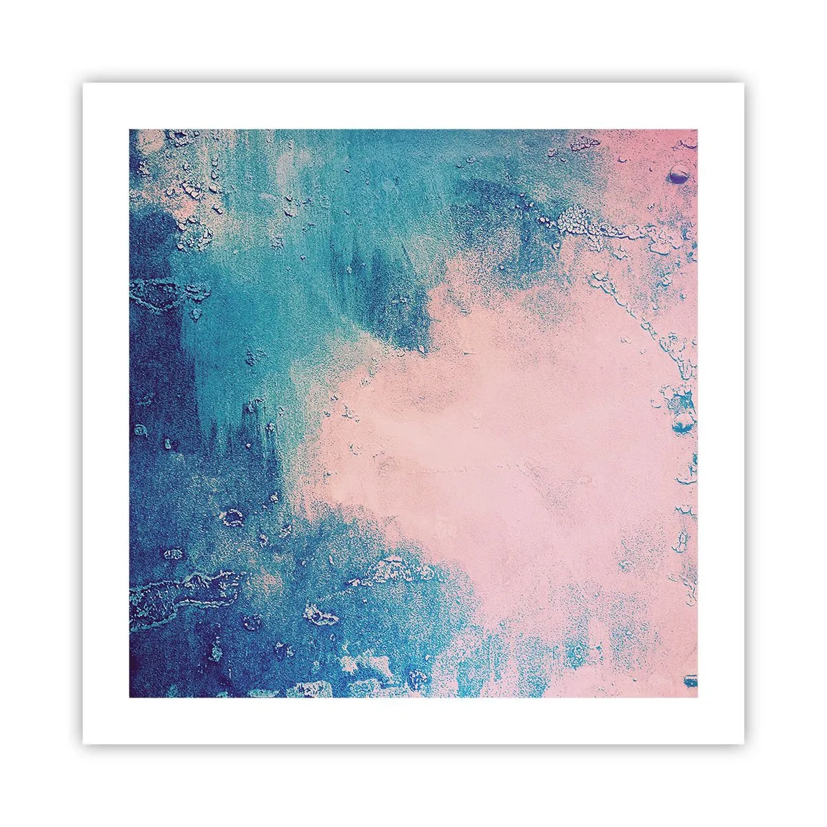 Póster - Abrazo azul - 50x50 cm