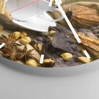 Esfera sin numeración, con rayas