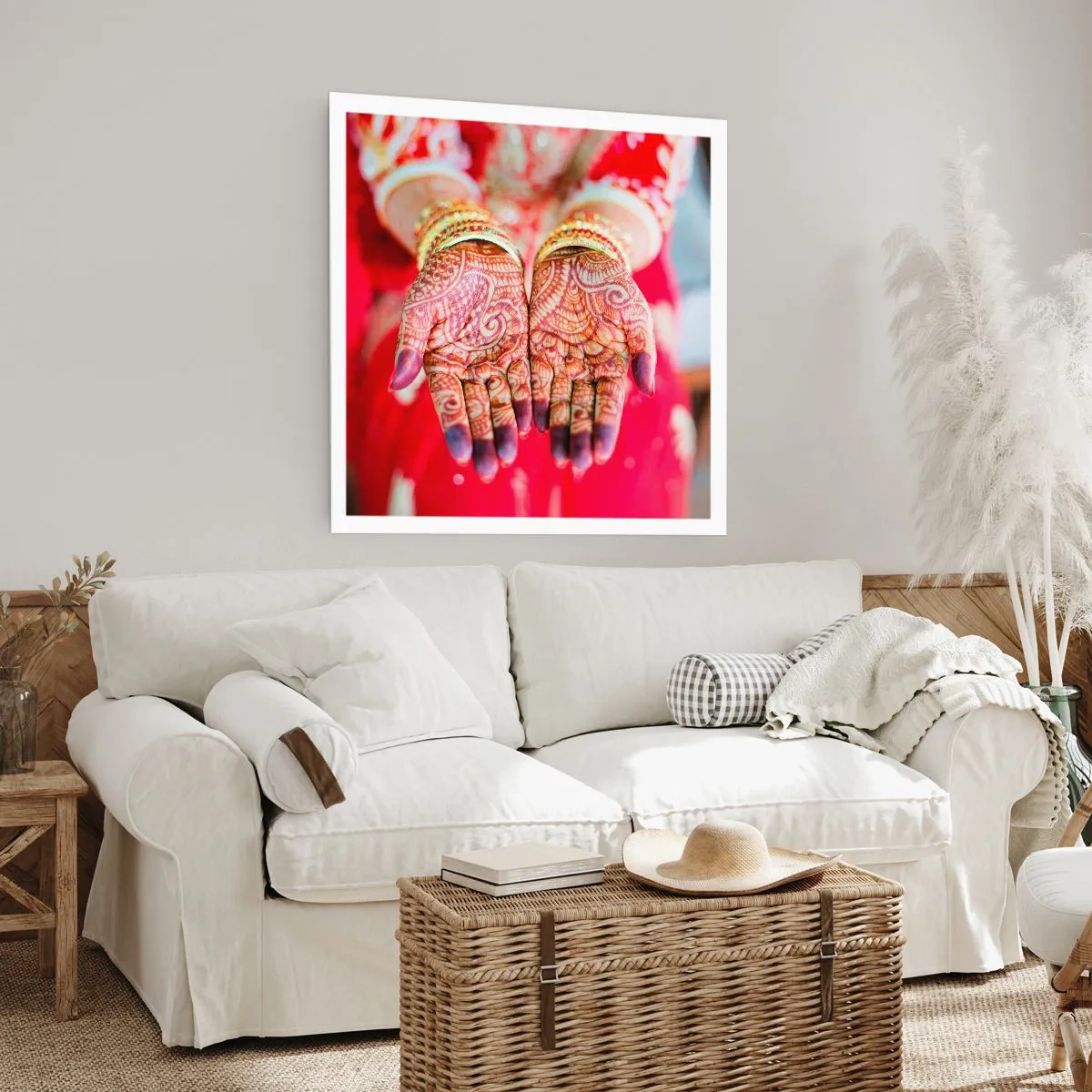 Póster - Ritual con las manos - 40x40 cm