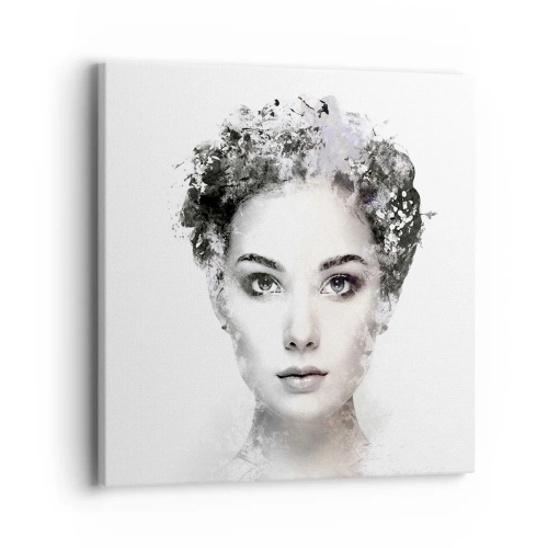 Cuadro sobre lienzo - Impresión de Imagen - Un retrato extremadamente elegante - 40x40 cm
