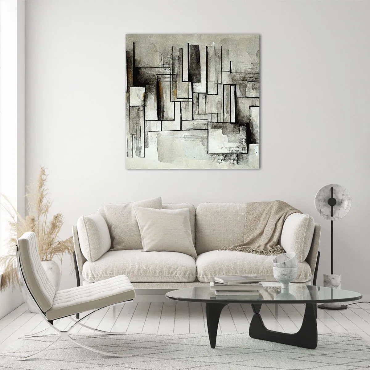 Cuadro sobre vidrio - Impresiones sobre Vidrio - El poder de la sencillez - 60x60 cm