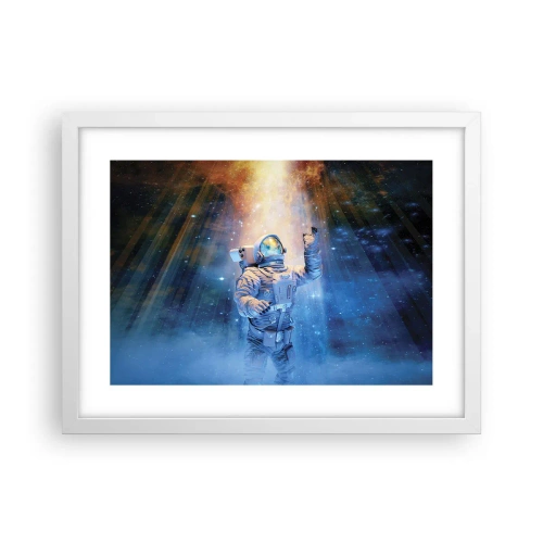 Póster en marco blanco - El descubrimiento - 40x30 cm