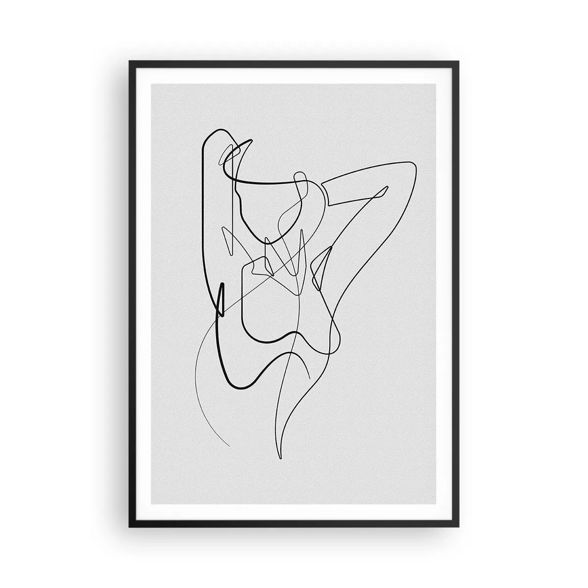 Póster en marco negro - Realmente, tal y como eres - 70x100 cm