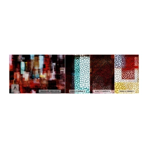 Muestra de fotomural autoadhesivo Deluxe Sticker - Confusión y desconcierto - Abstracción, Pedazo, Cuadro - 100x30 cm