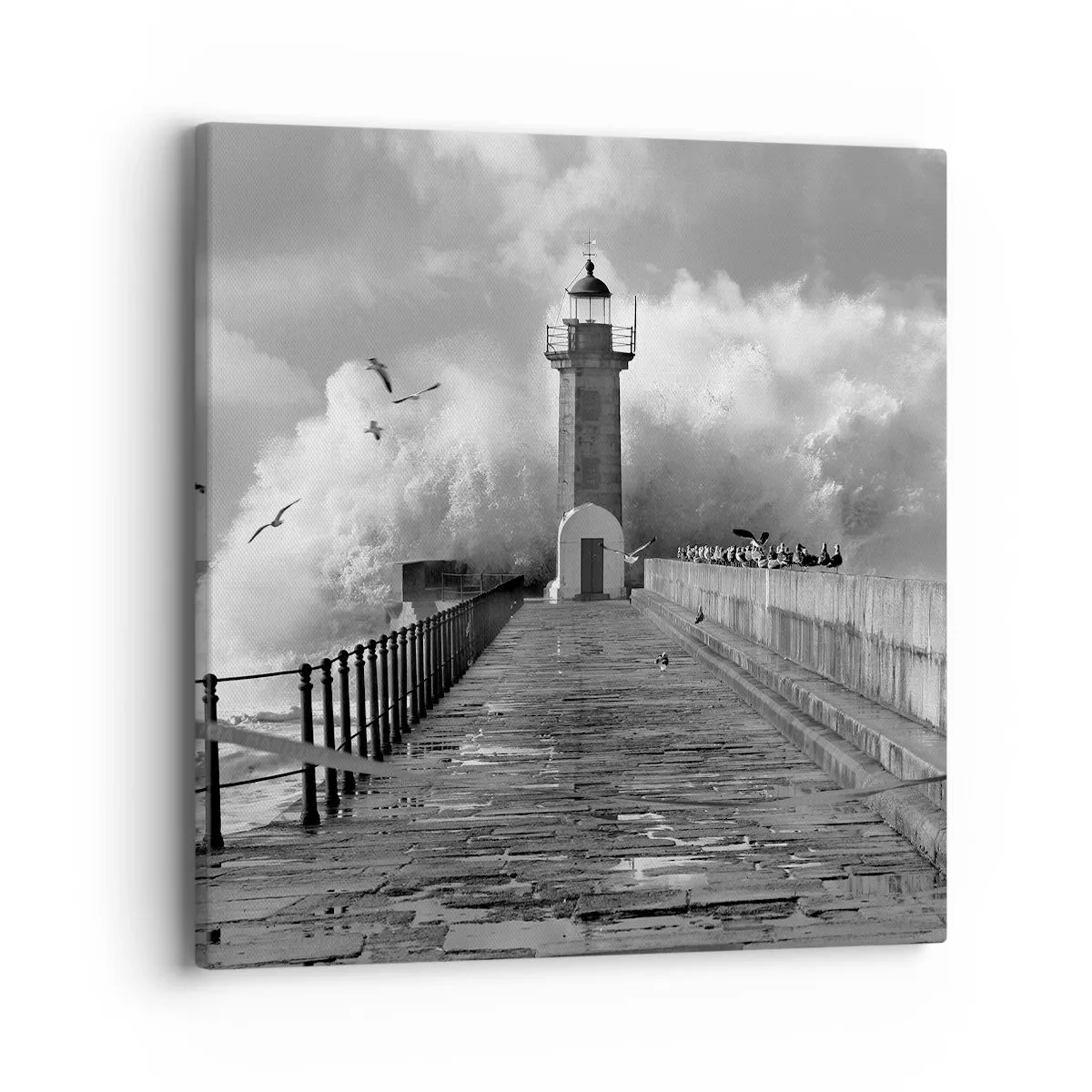 Cuadro sobre lienzo - Impresión de Imagen - Audaz - 40x40 cm