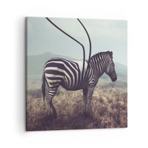 Cuadro sobre lienzo - Impresión de Imagen - Fallo en Matrix - 50x50 cm