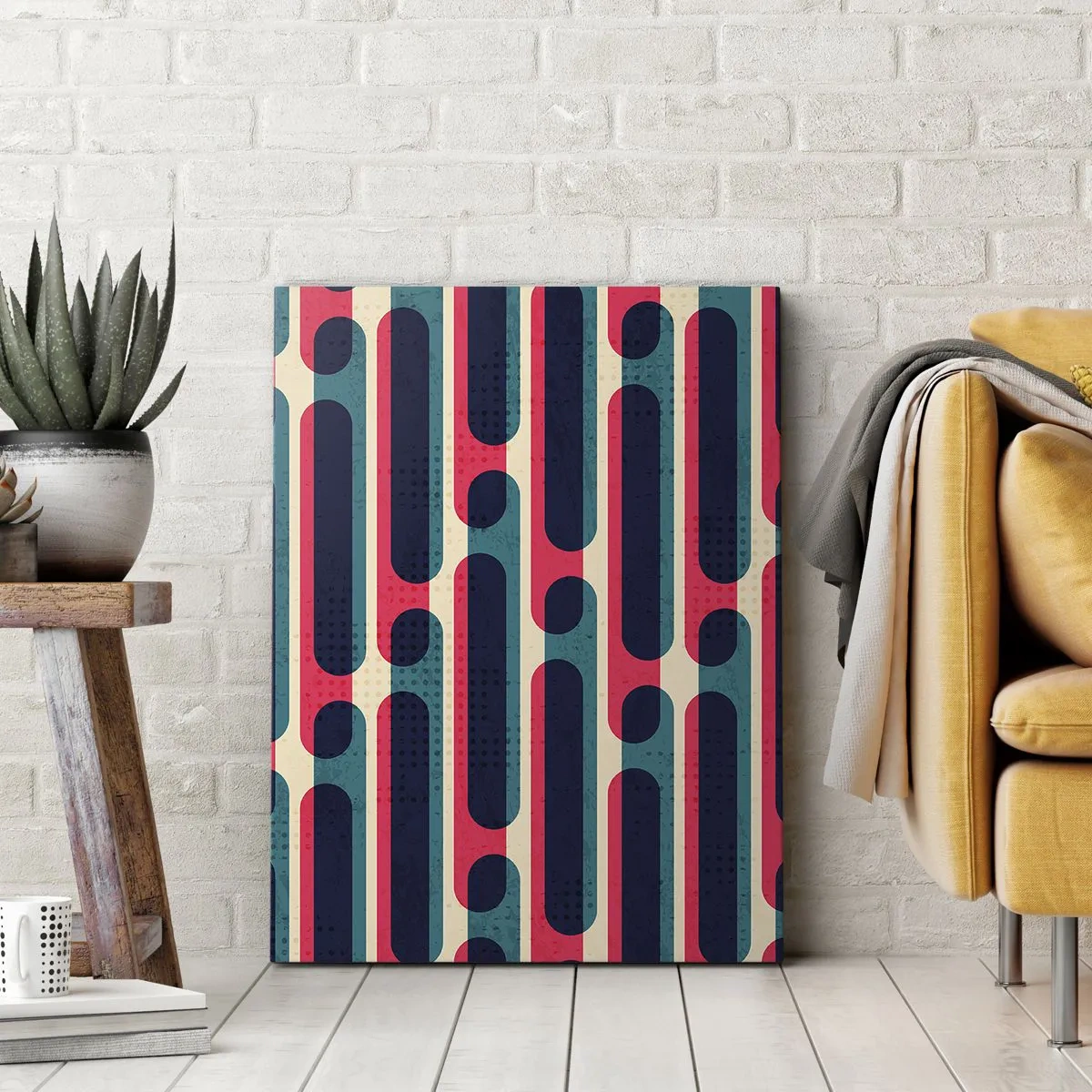 Cuadro sobre lienzo - Impresión de Imagen - Profundidad y relieve - 55x100 cm