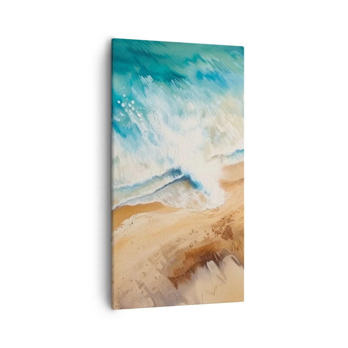 Cuadro sobre lienzo - Impresión de Imagen - Olas recurrentes - 55x100 cm