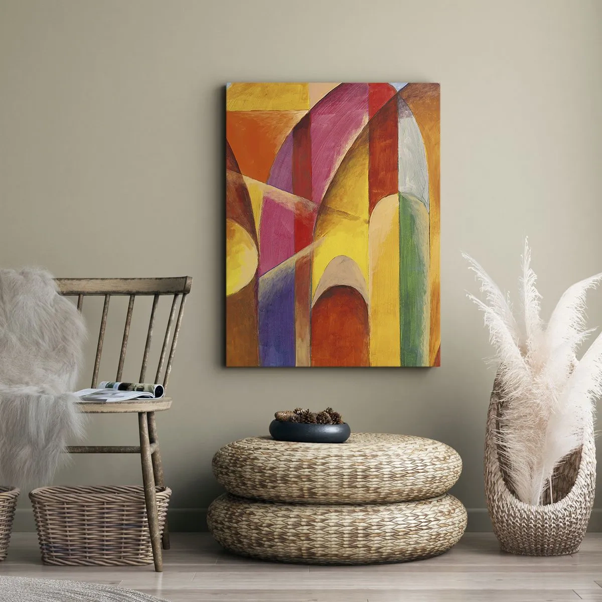 Cuadro sobre lienzo - Impresión de Imagen - Catedral del sol - 45x80 cm