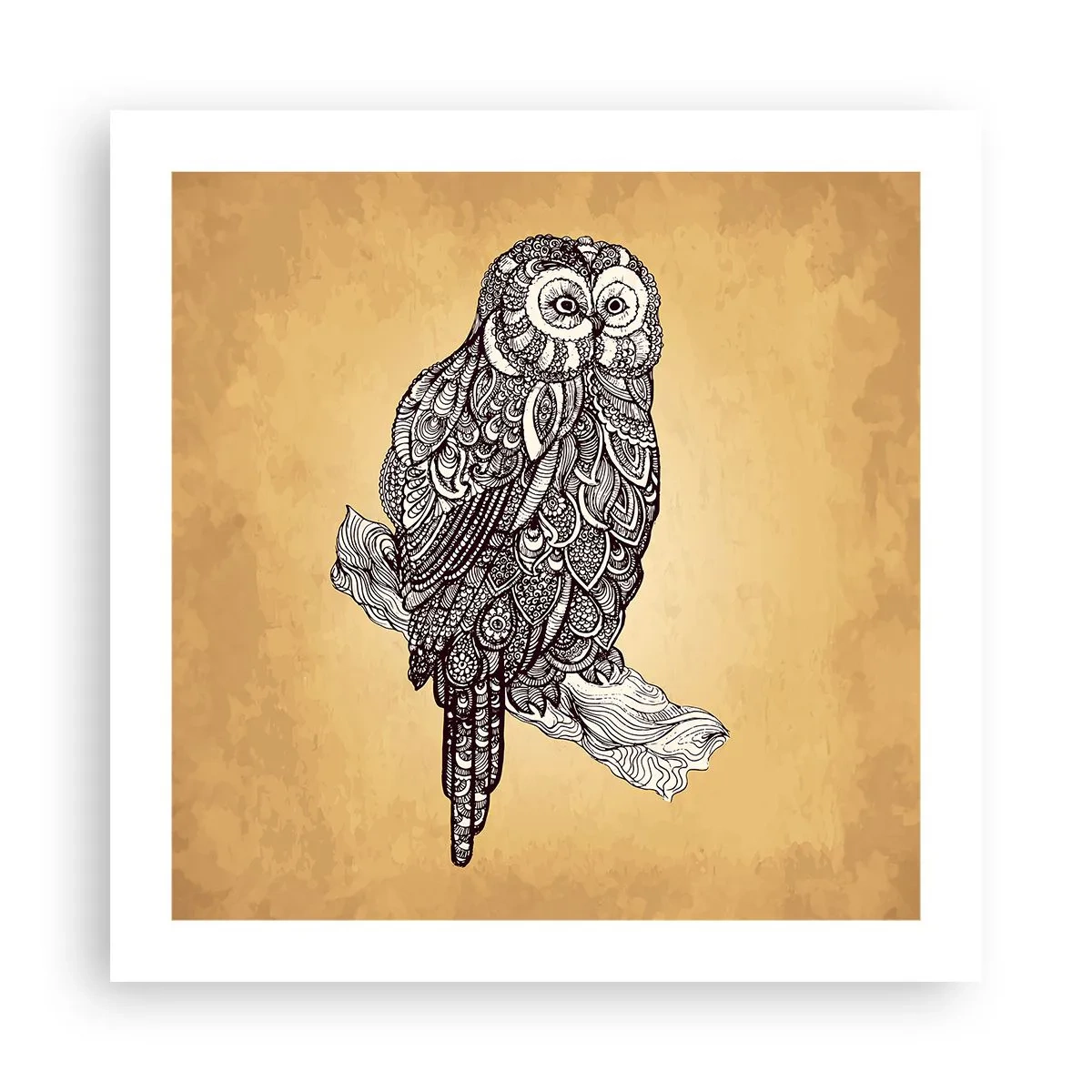 Póster - Intrincados ornamentos de sabiduría - 50x50 cm