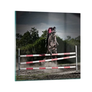 Cuadro sobre vidrio - Impresiones sobre Vidrio - Juntos por la victoria - 30x30 cm