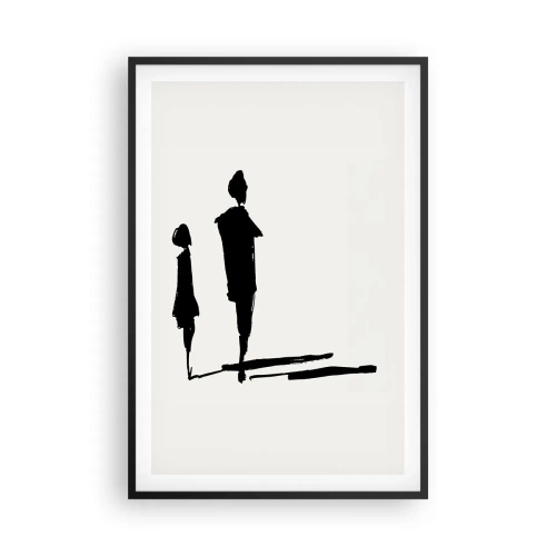 Póster en marco negro - ¿Seguro que juntos? - 61x91 cm