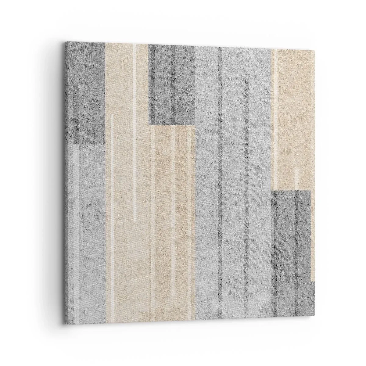 Cuadro sobre lienzo - Impresión de Imagen - Composición: sostener la vertical - 50x50 cm