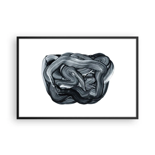 Póster en marco negro - No es tan sencillo - 91x61 cm