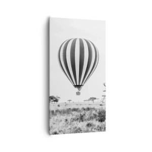 Cuadro sobre lienzo - Impresión de Imagen - Sobre la sabana - 65x120 cm