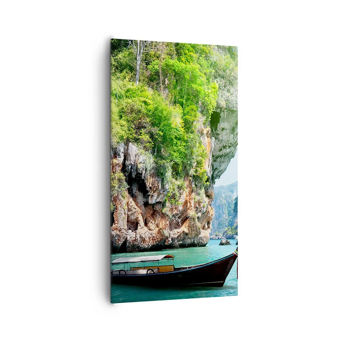 Cuadro sobre lienzo - Impresión de Imagen - Una invitación a un viaje exótico - 65x120 cm