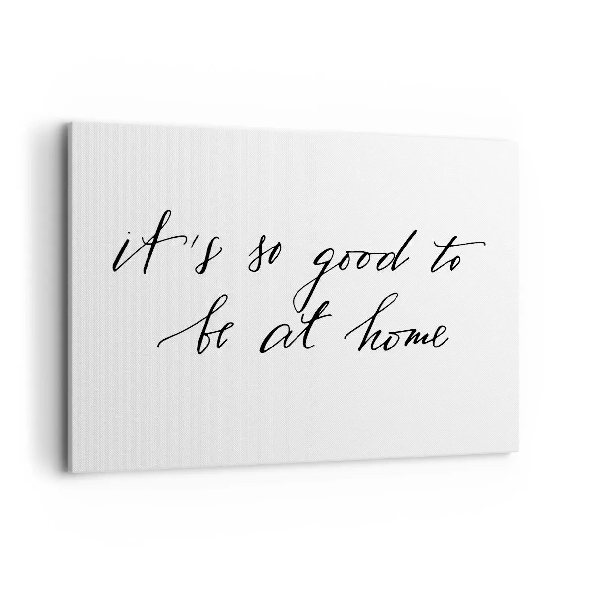 Cuadro sobre lienzo - Impresión de Imagen - Letras de estilo caligráfico sobre fondo blanco. - 120x80cm - Toda la verdad - Decoración de pared moderna para salón y dormitorio ARTTOR