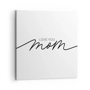 Cuadro sobre lienzo - Impresión de Imagen - Gran emoción - 50x50 cm