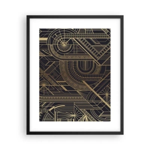 Póster en marco negro - Conceptos, ideas, planes - 40x50 cm