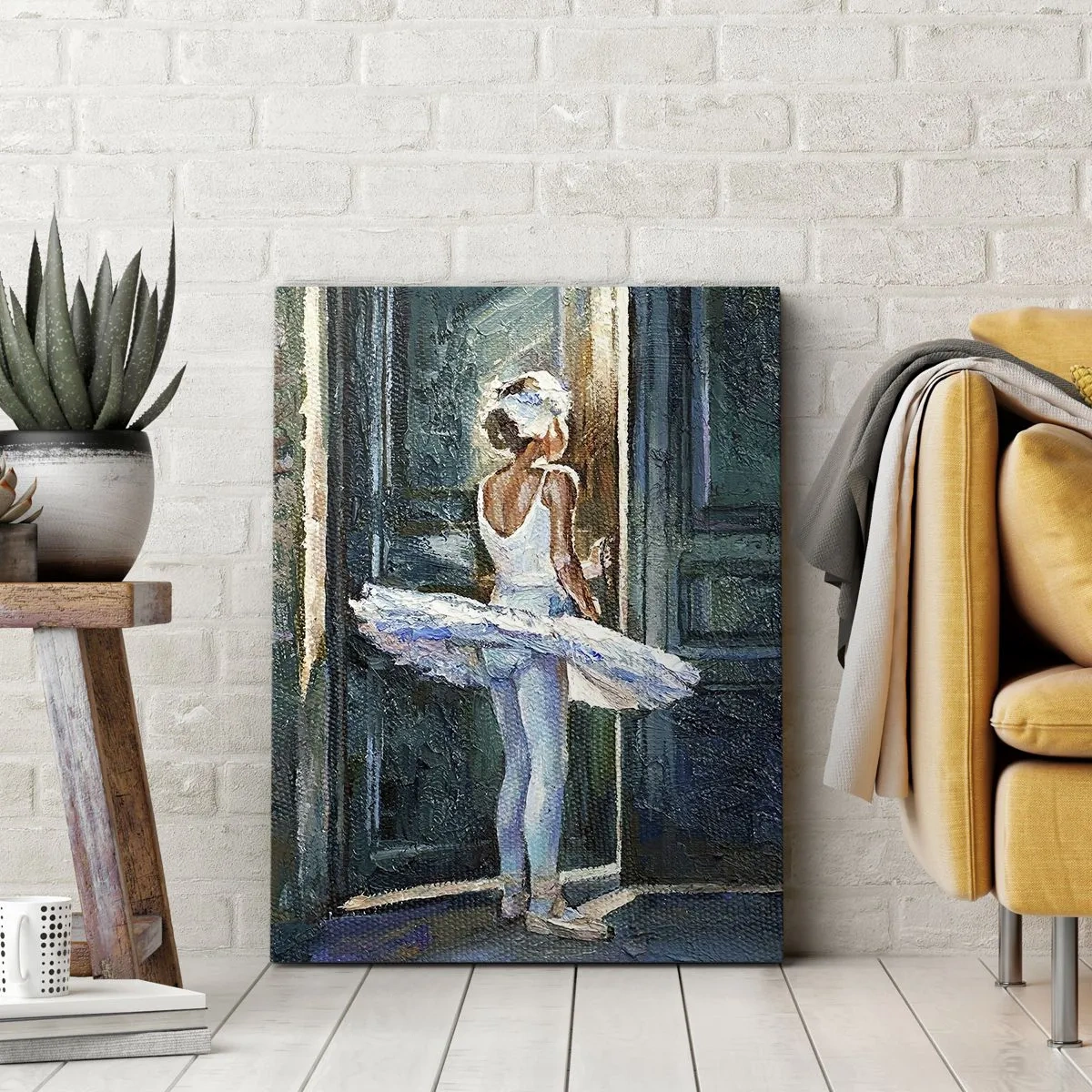 Cuadro sobre lienzo - Impresión de Imagen - Antes del espectáculo - 55x100 cm