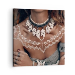 Cuadro sobre lienzo - Impresión de Imagen - Talismanes, rituales de feminidad - 50x50 cm