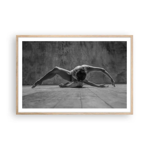 Póster en marco roble claro - Simetría encontrada - 91x61 cm