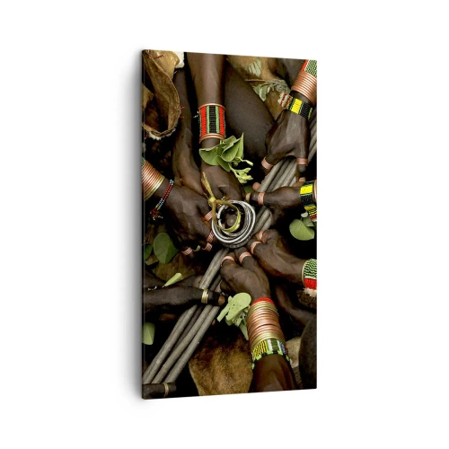 Cuadro sobre lienzo - Impresión de Imagen - Estamos juntos - 45x80 cm