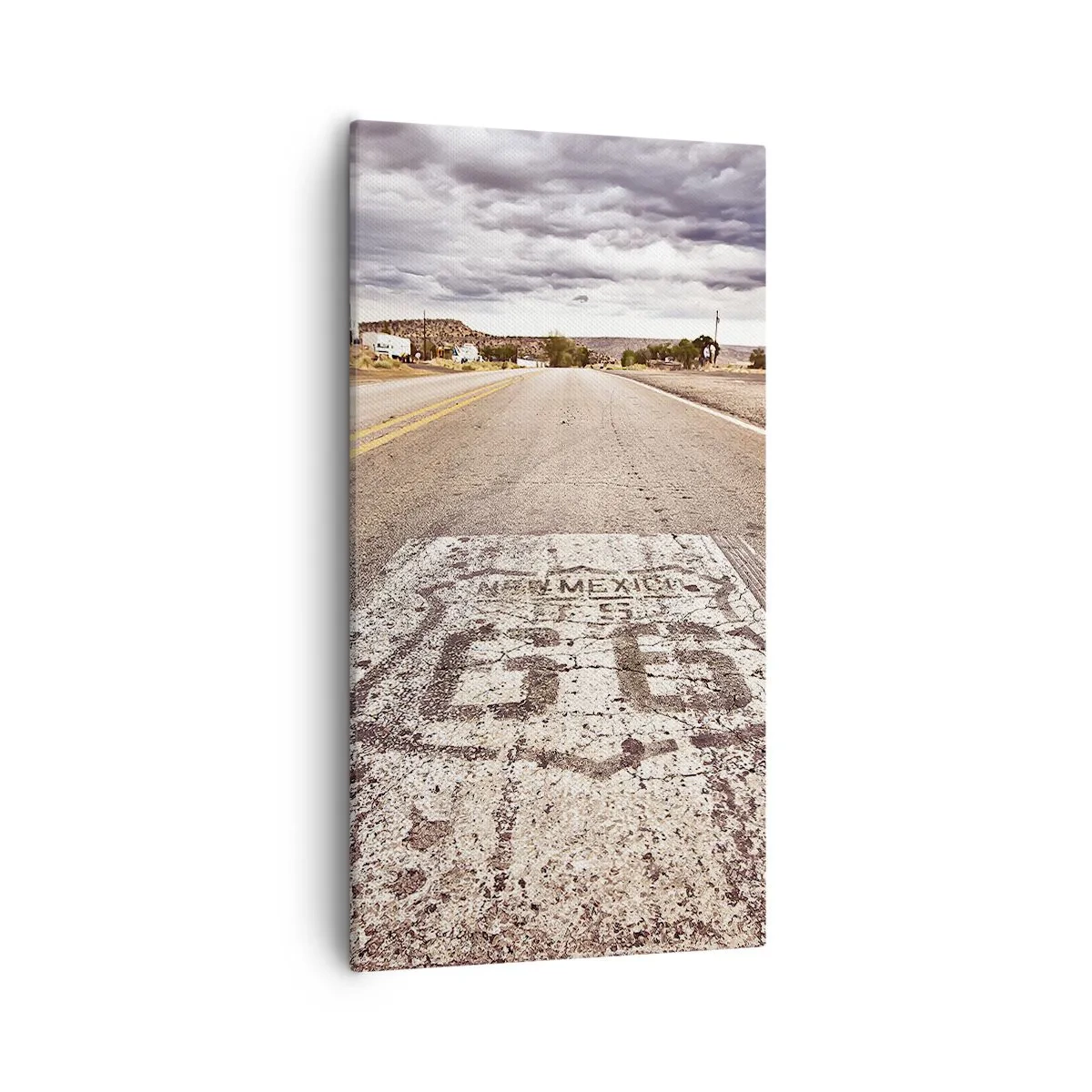 Cuadro sobre lienzo - Impresión de Imagen - Mother Road: una leyenda americana - 55x100 cm