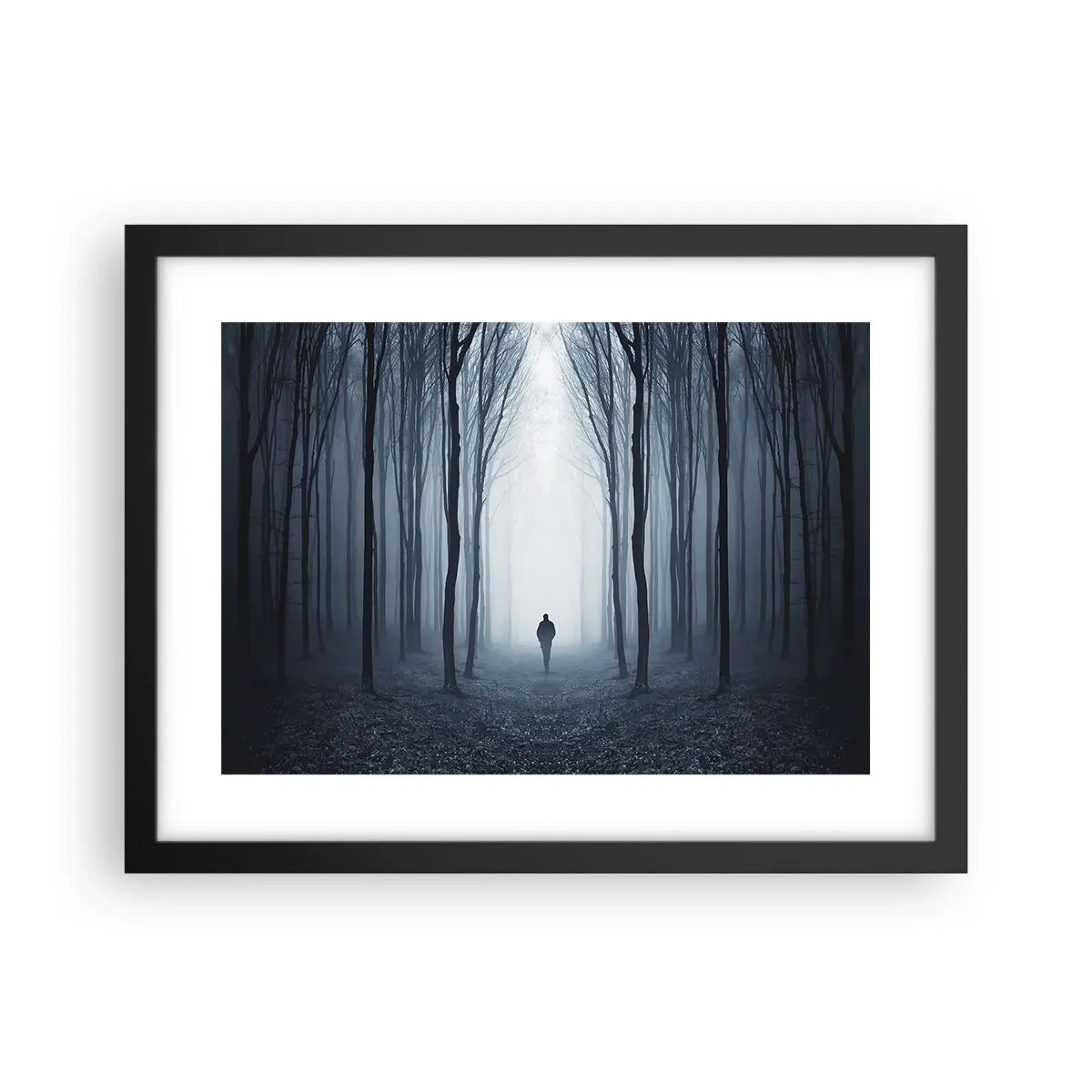 Póster en marco negro - Alto y claro - 40x30 cm