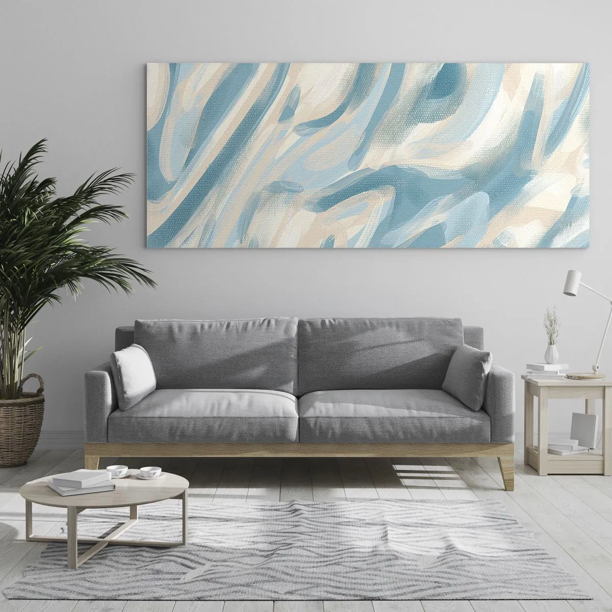 Cuadro sobre vidrio - Impresiones sobre Vidrio - Brisas primaverales - 100x40 cm