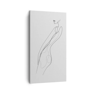 Cuadro sobre lienzo - Impresión de Imagen - Apenas una promesa - 45x80 cm