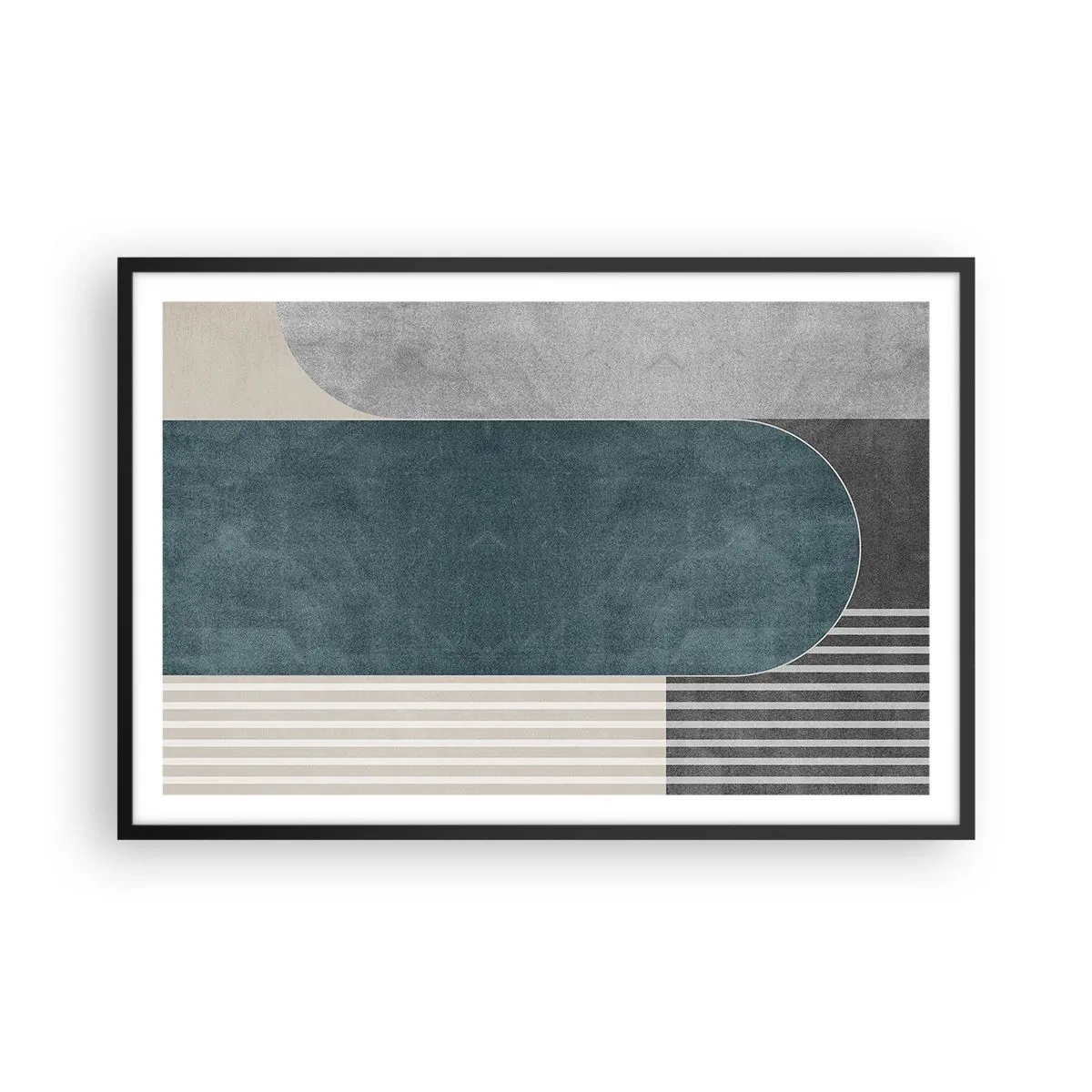 Póster en marco negro - Composición horizontal - 91x61 cm