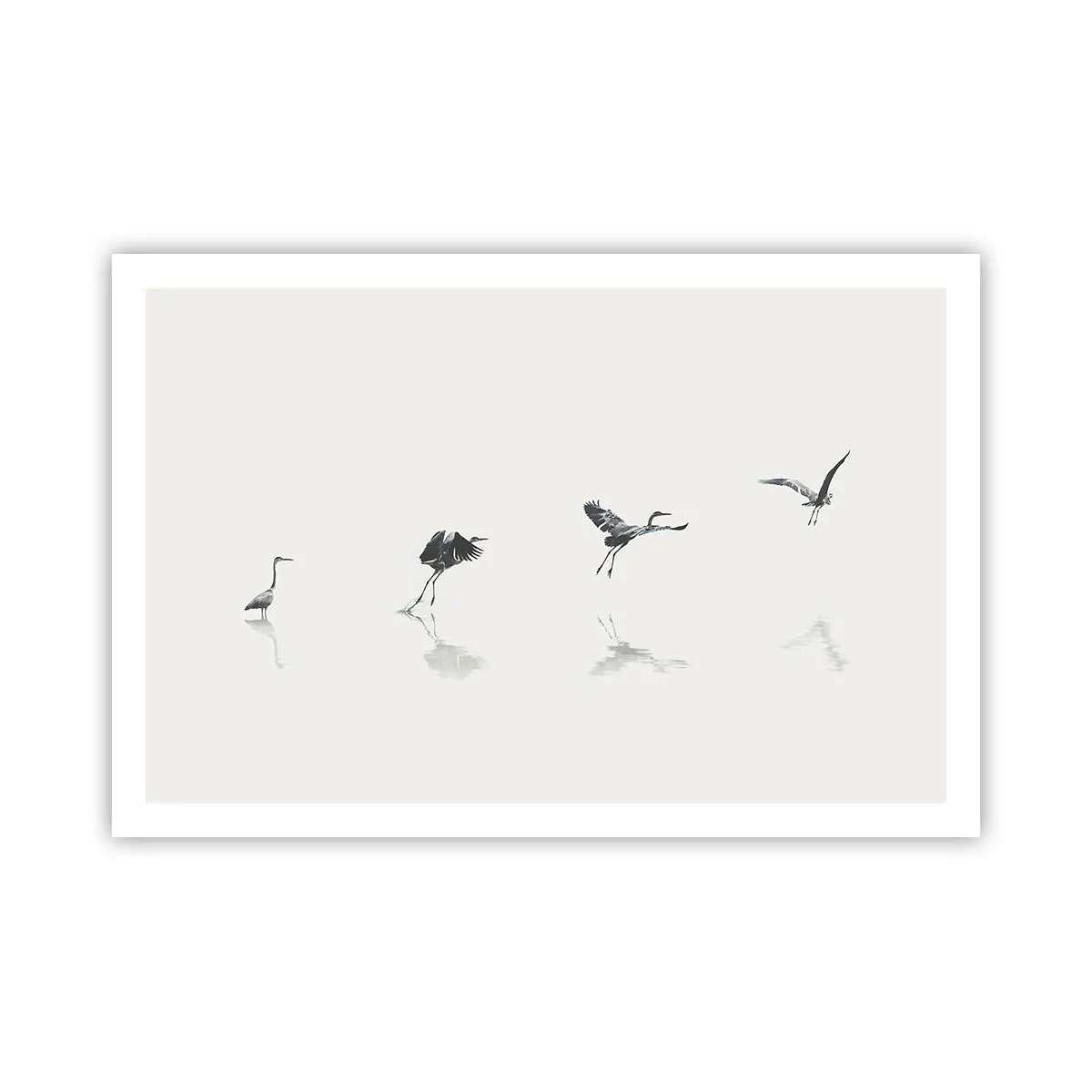 Póster - Cuatro sencillos pasos para despegar - 91x61 cm