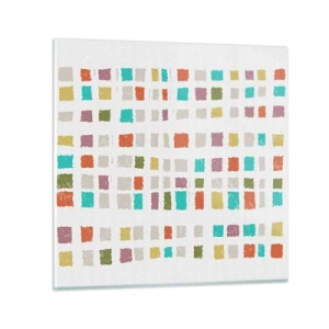 Cuadro sobre vidrio - Impresiones sobre Vidrio - Juego desconocido - 70x70 cm